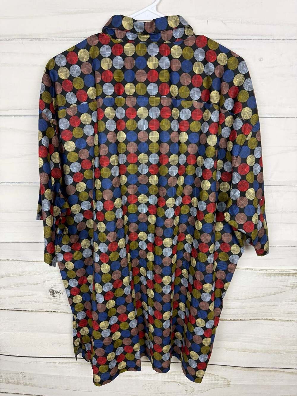 Tori Richard Men's 2XL Cotton Lawn Geometric Circle Print Short Sleeve - Picture 2 of 6